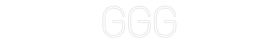 Letreiro de LED Personalizado: ggg