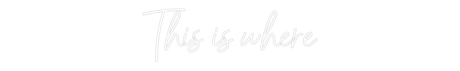 Letreiro de LED Personalizado: Aqui é onde