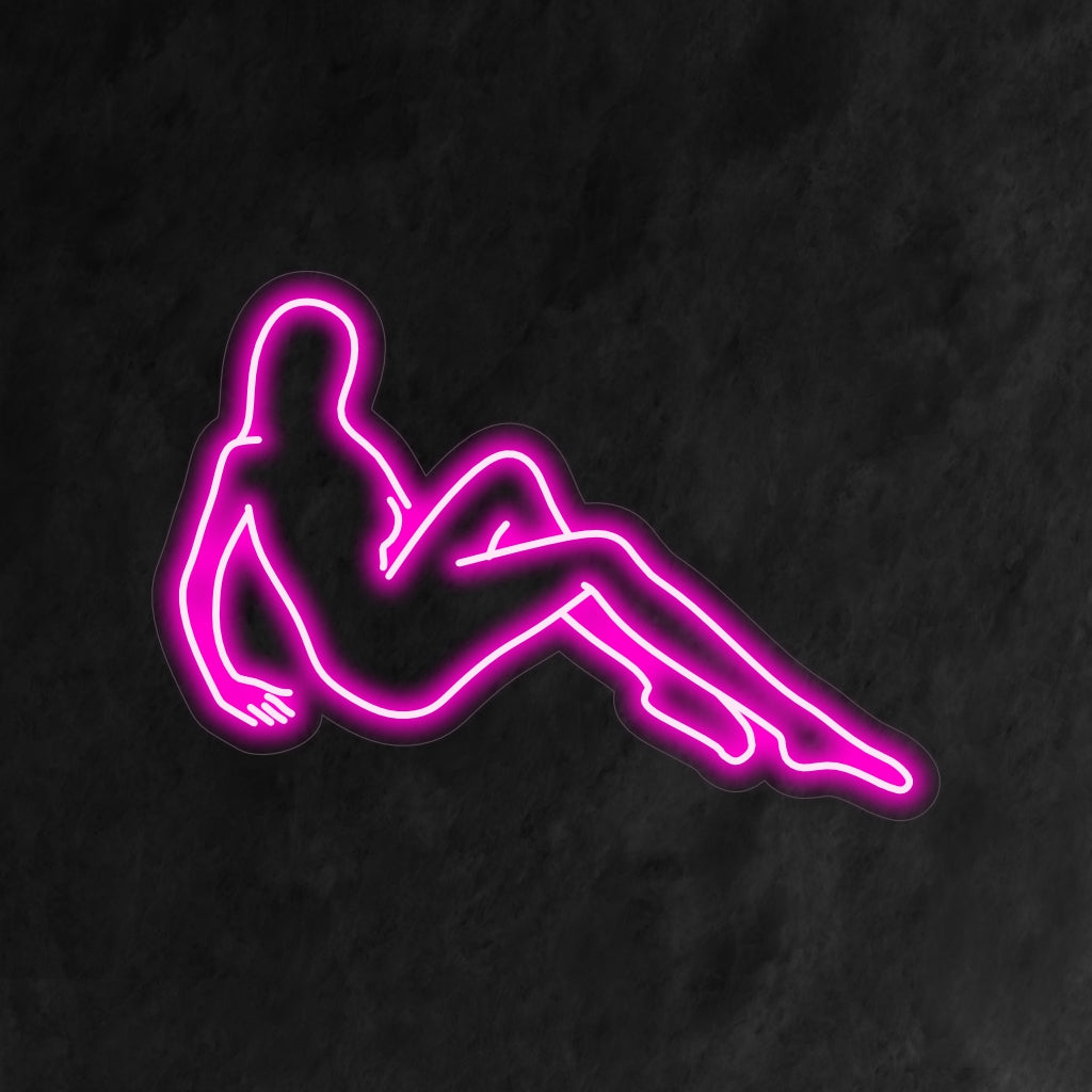 A "Placa de Neon Body Silhouette" é uma adição elegante e motivadora ao seu ambiente fitness e de bem-estar. Uma luz neon que representa a beleza e a força do corpo humano.