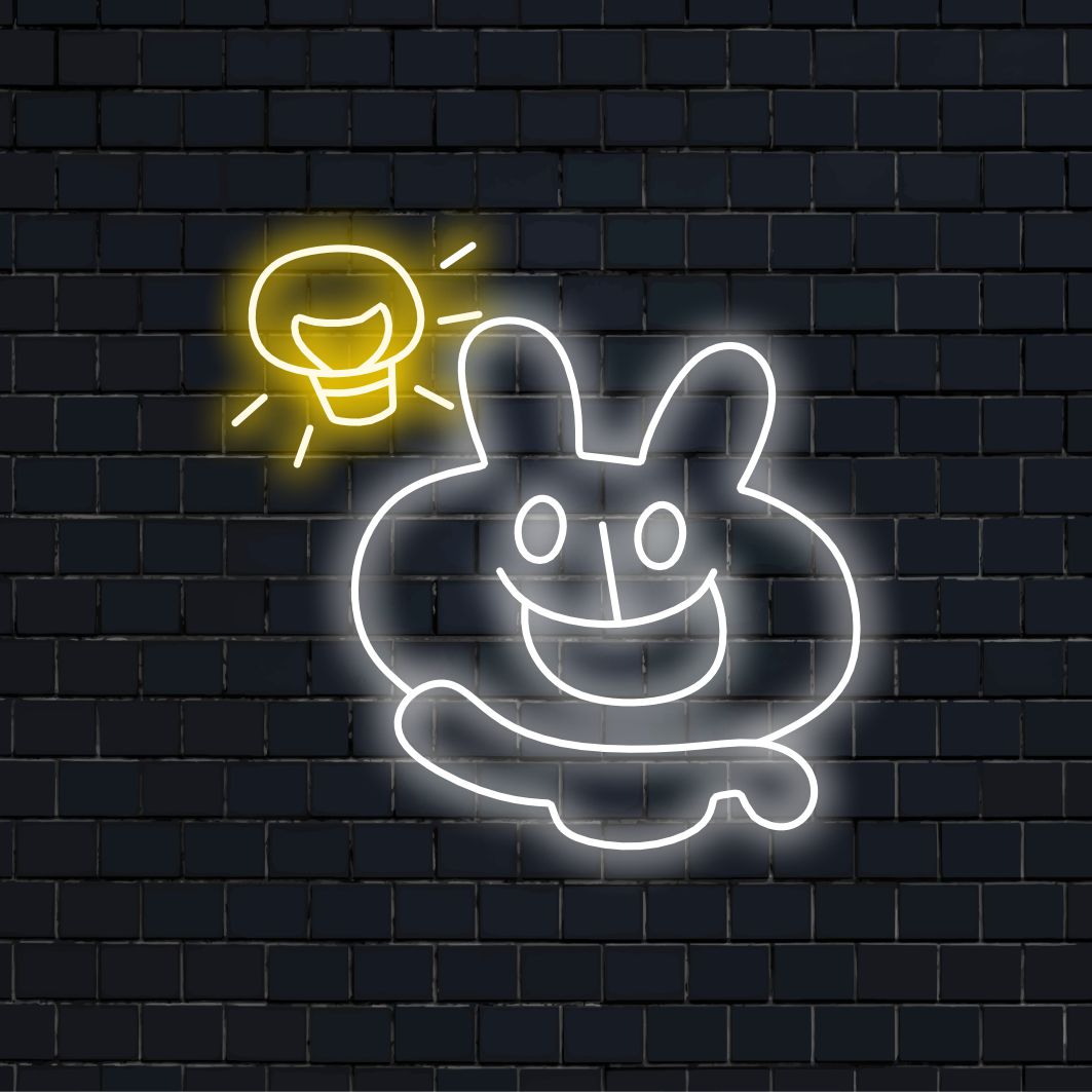 "Placa de Neon Ideia Brilhante" é uma adição criativa e iluminada ao seu interior. Uma luz neon que simboliza a centelha de uma ideia brilhante.