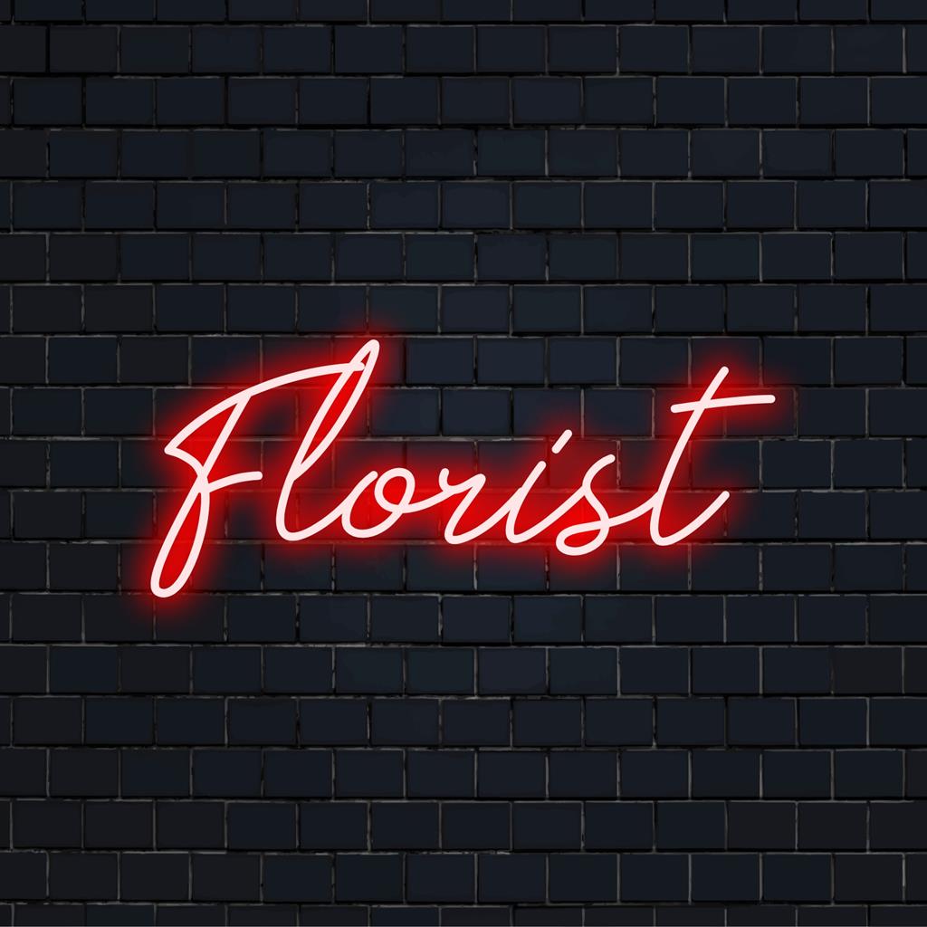 Letreiro de LED neon vibrante e personalizado que realça qualquer espaço interior com um brilho único, ideal como decoração de luz personalizada.