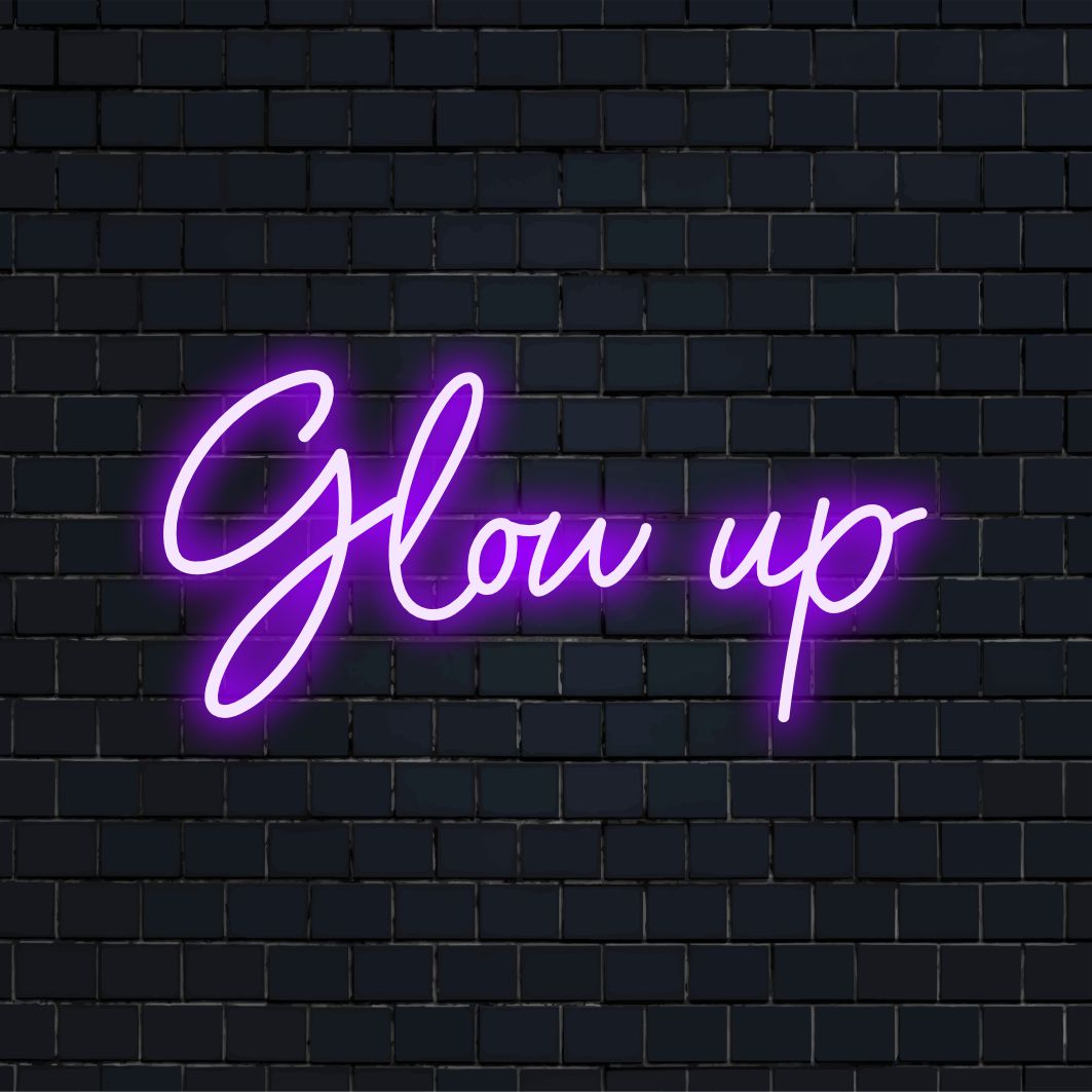 Placa de neon LED vibrante que demonstra habilidade artesanal; perfeita para adicionar um brilho neon personalizado a qualquer espaço.