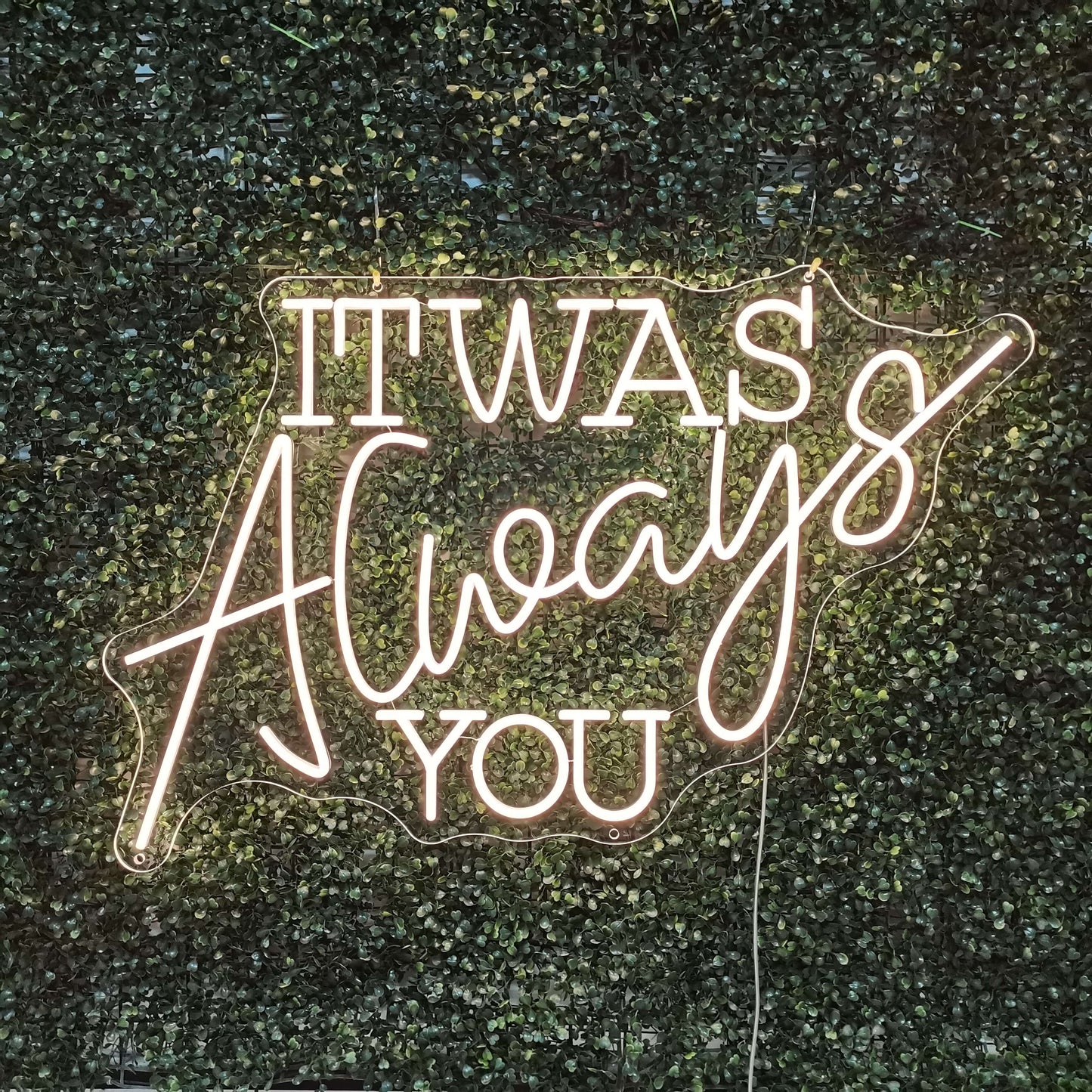 Letreiro de neon "It Was Always You" - The Art Neon