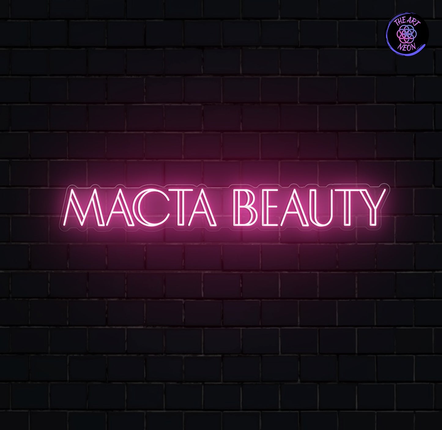 Custom LED Neoonsilt – “MACTA BEAUTY”