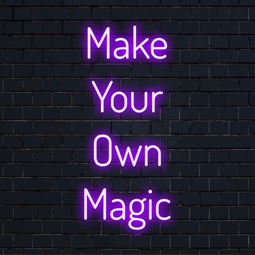 Faça sua própria placa de neon mágica, criação inovadora de LED que brilha intensamente; perfeita para personalização e ambiente único.