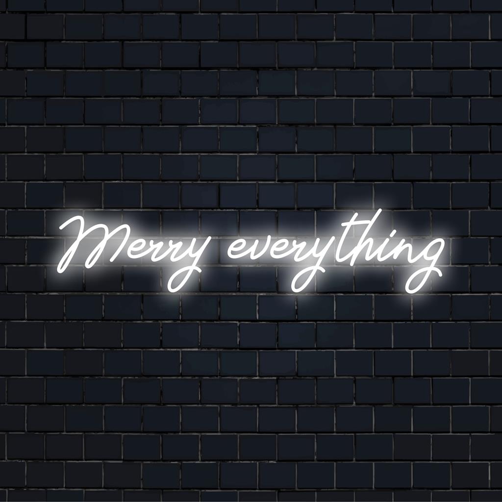 Placa de LED neon festiva que brilha com cores alegres; arte de parede neon perfeita para decoração de fim de ano.