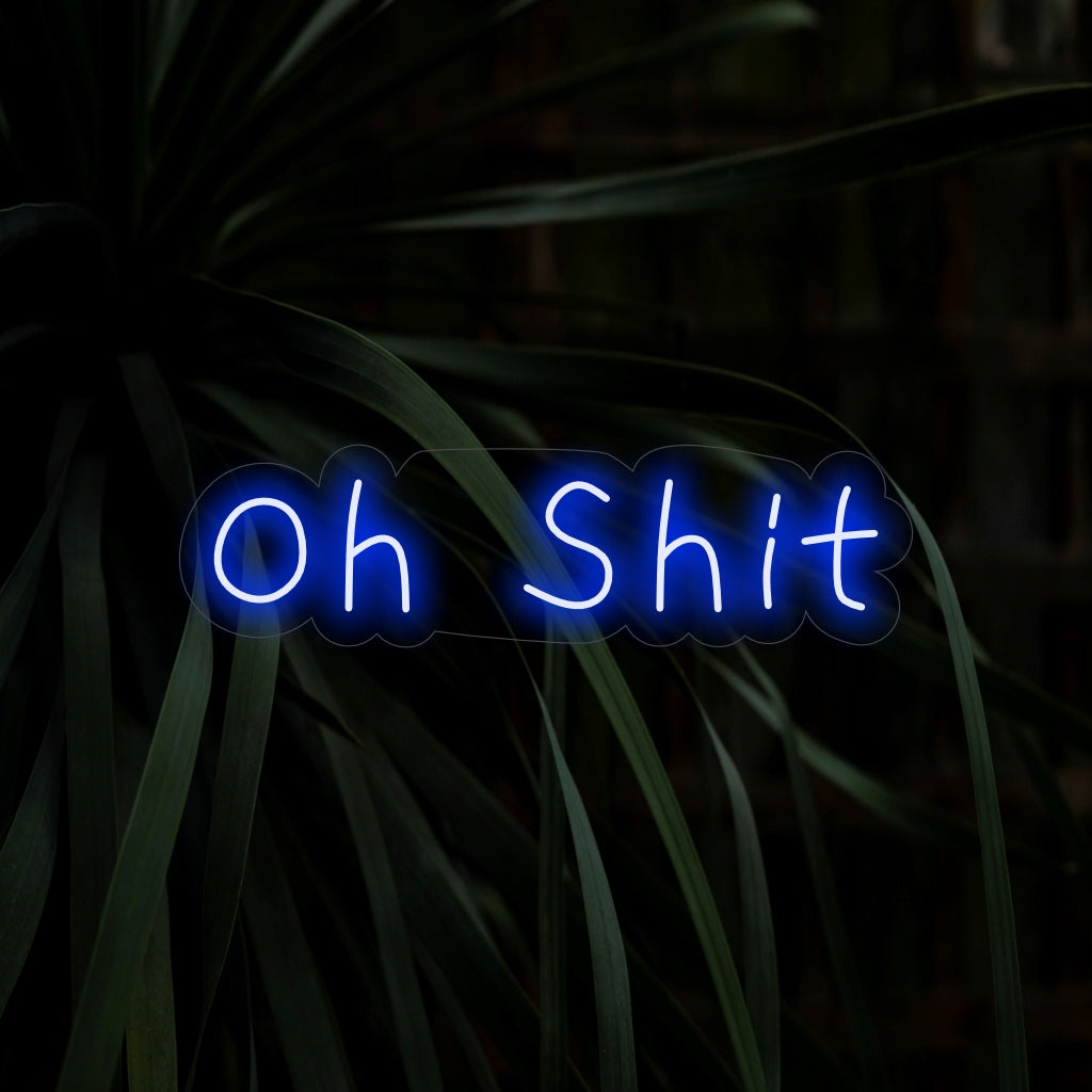 "Oh Shit Neon Sign" é uma adição bem-humorada e irreverente, perfeita para espaços com uma atmosfera leve e divertida. Ilumine com um toque de diversão atrevida!