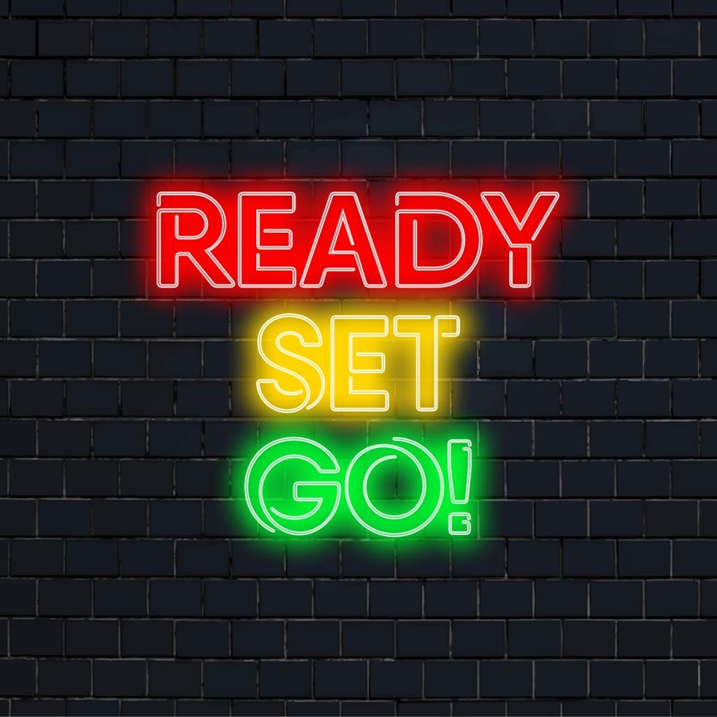 Letreiro de LED neon personalizado, com cores vibrantes. Perfeito como decoração personalizada para qualquer ambiente ou evento.