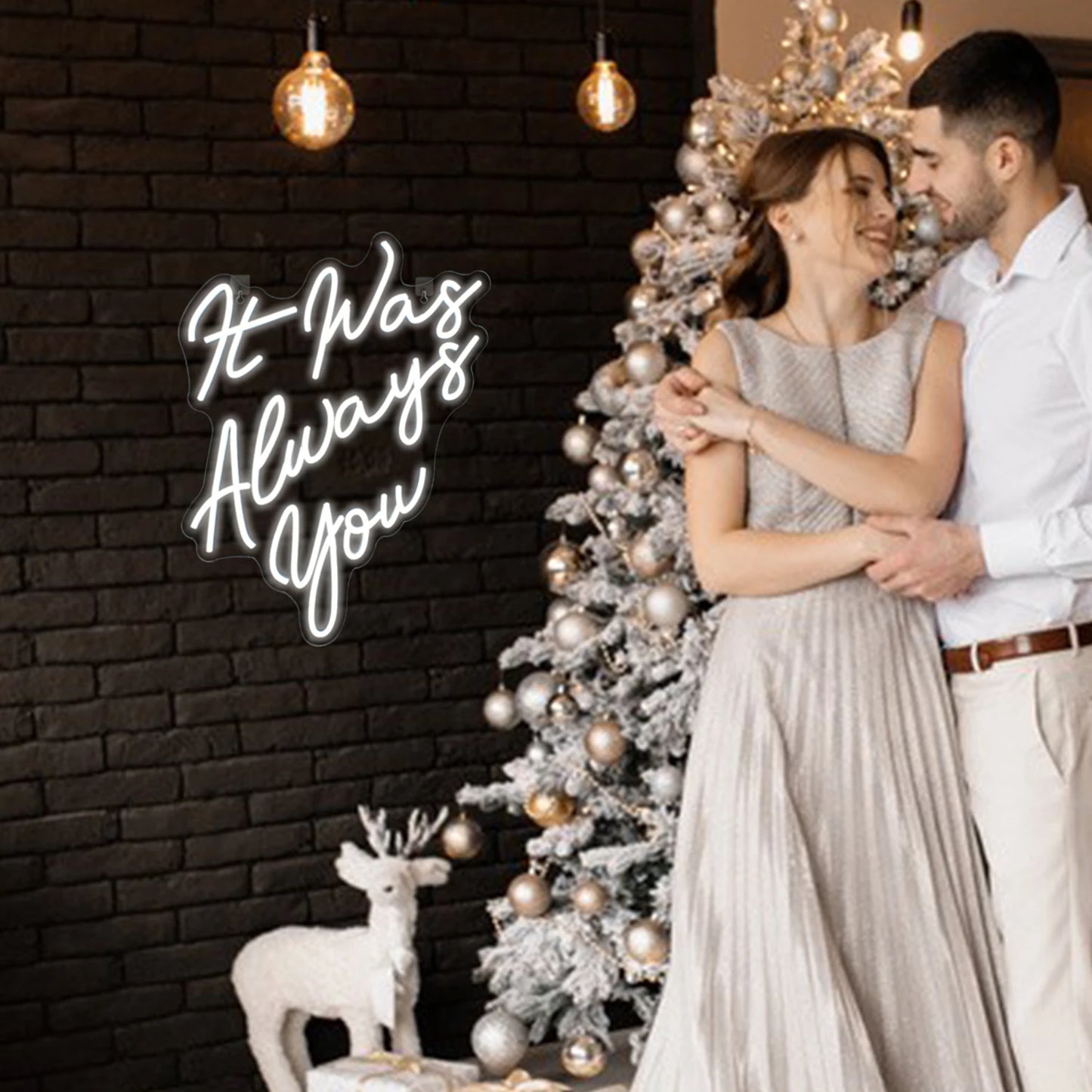 Foi Sempre Você 5V USB Letreiro de LED - Econômico