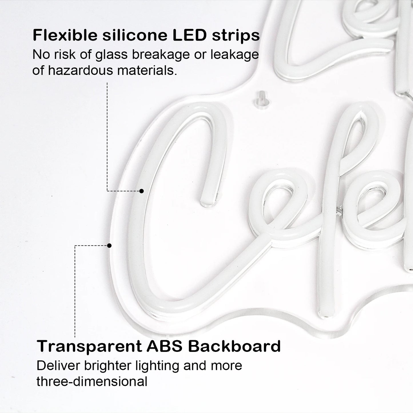 Vamos Celebrar Letreiro de LED 5V USB - Econômico