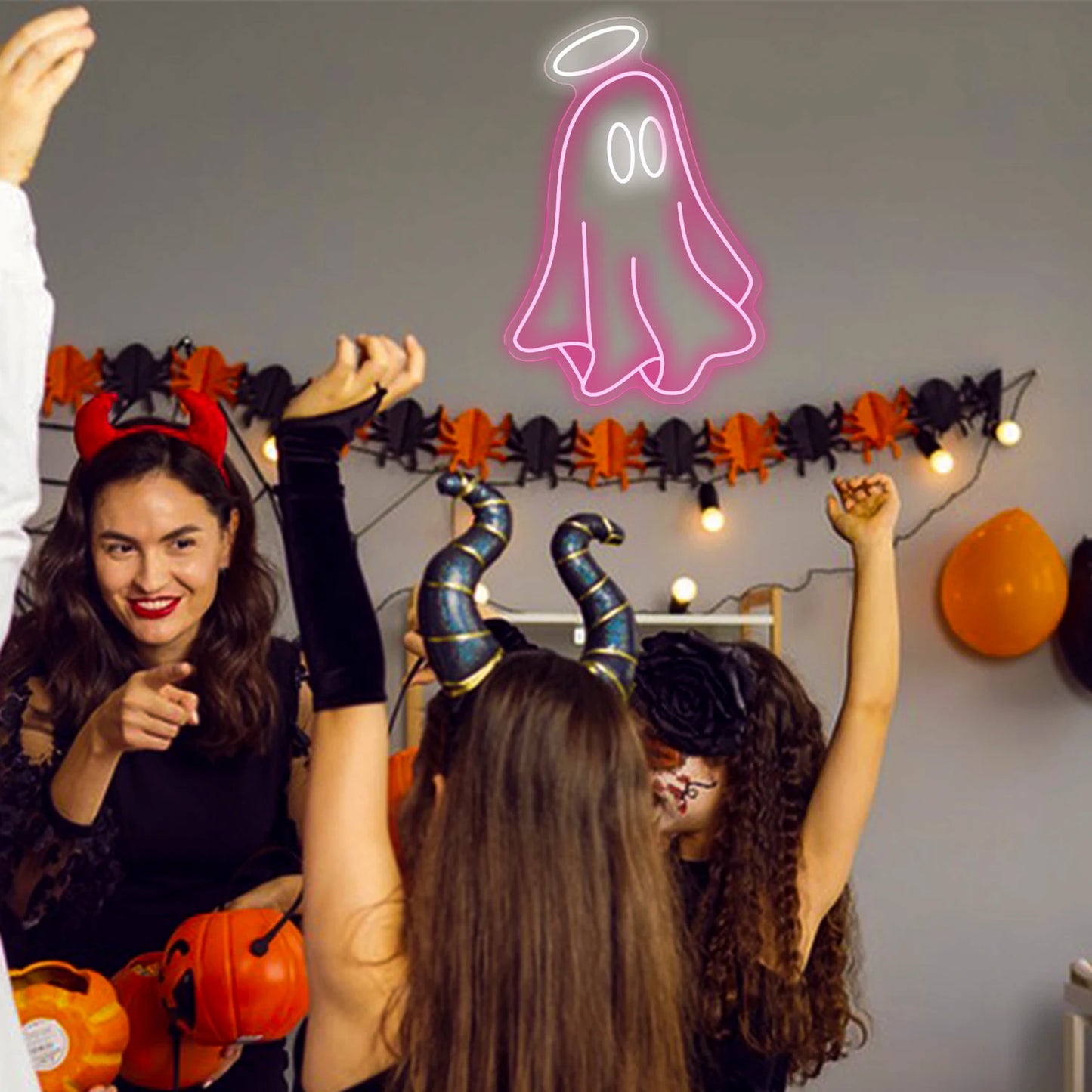 Letreiro de LED 5V USB Ghost - Econômico