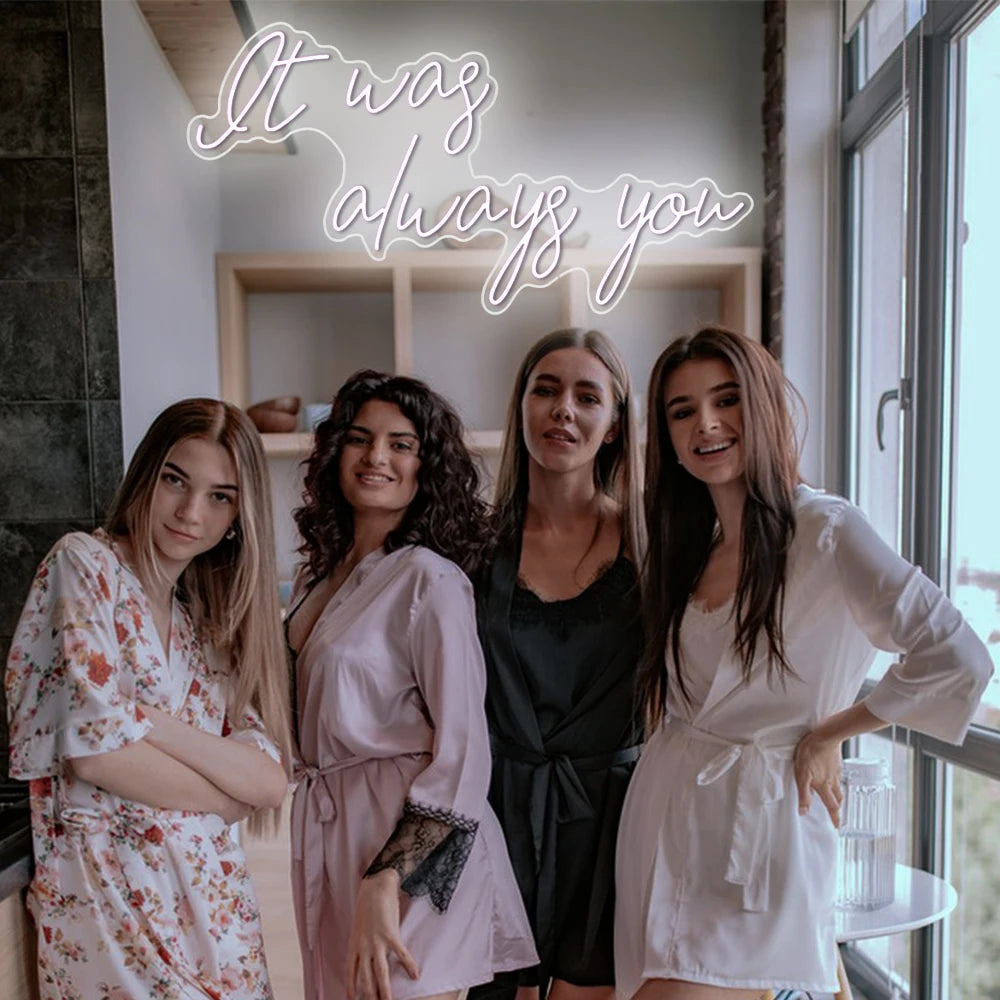 Sempre Foi Você Letreiro de LED USB 5V - Econômico