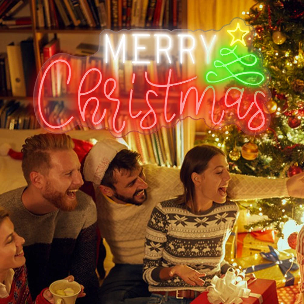 Feliz Natal 5V USB Letreiro de LED - Econômico