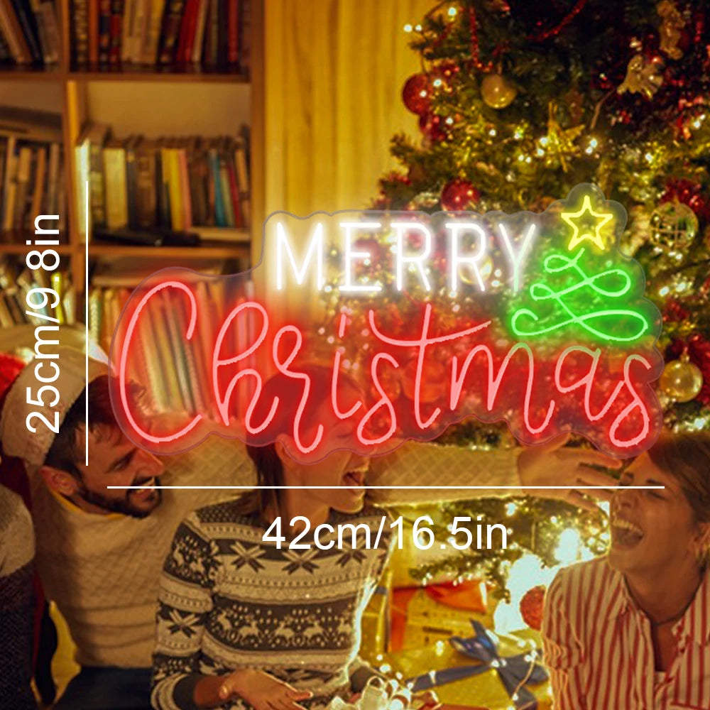 Feliz Natal 5V USB Letreiro de LED - Econômico