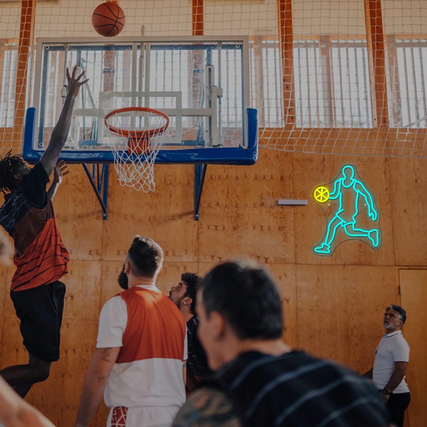 Letreiro de LED USB 5V de Basquete - Econômico