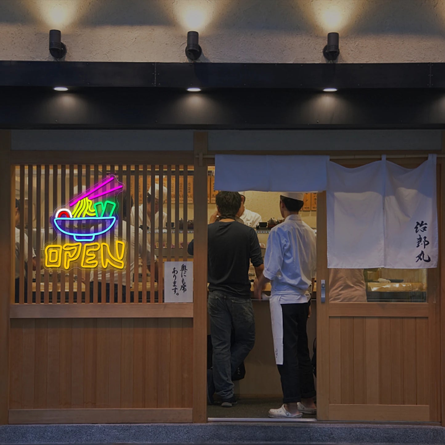 Placa de LED USB 5V "Open Ramen" - Econômica