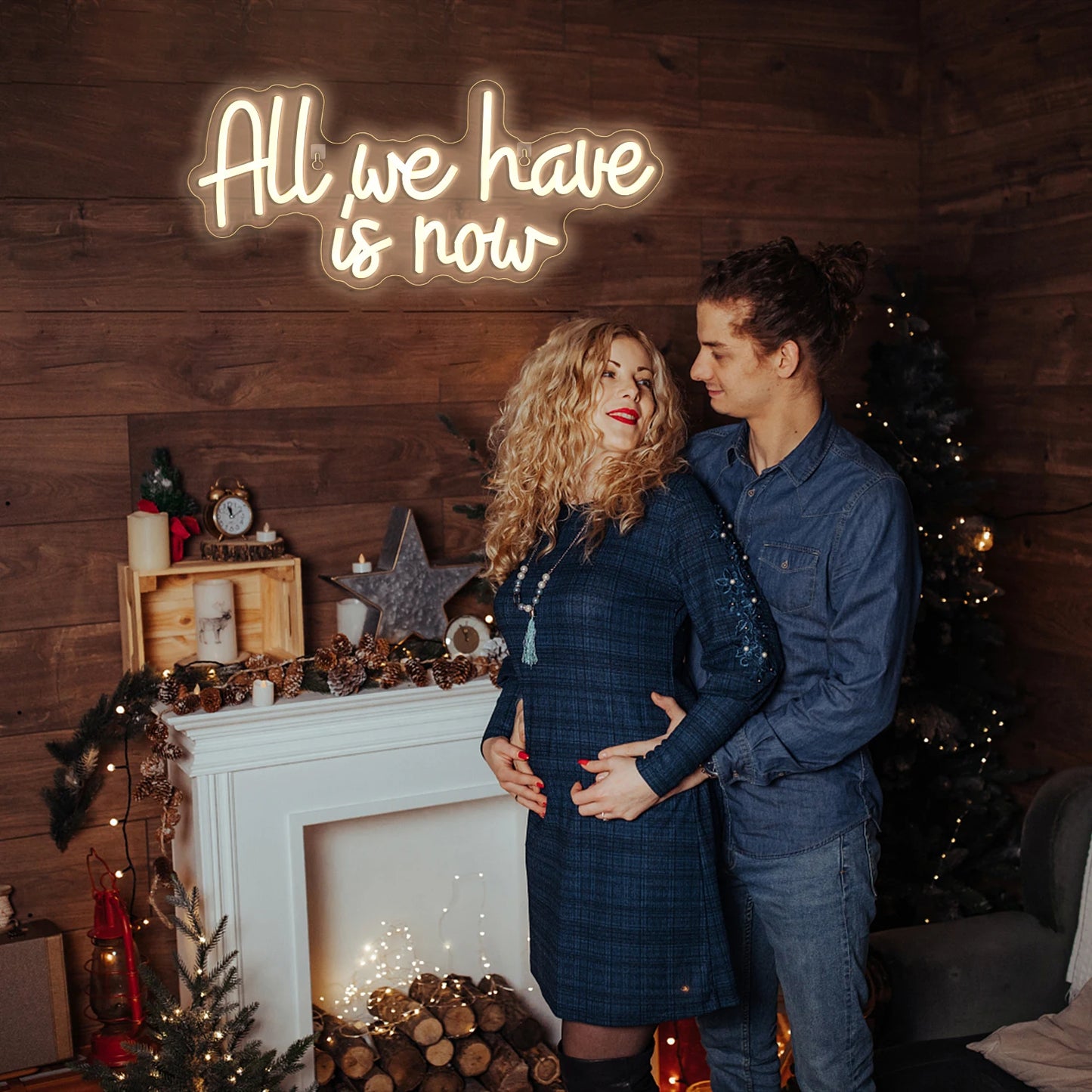 Tudo o Que Temos É Agora Letreiro de LED USB 5V - Econômico