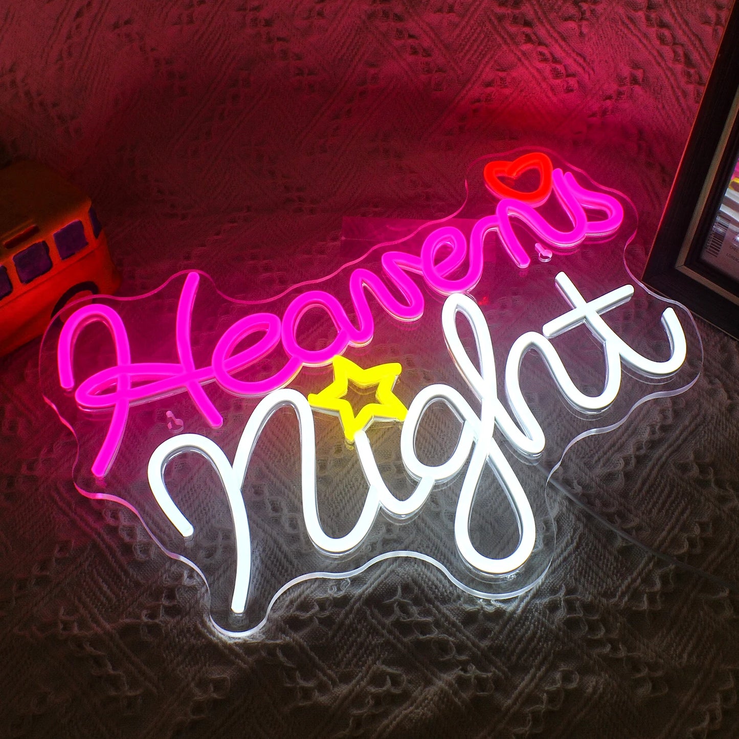 Letreiro de LED USB 5V Heavens Night - Econômico