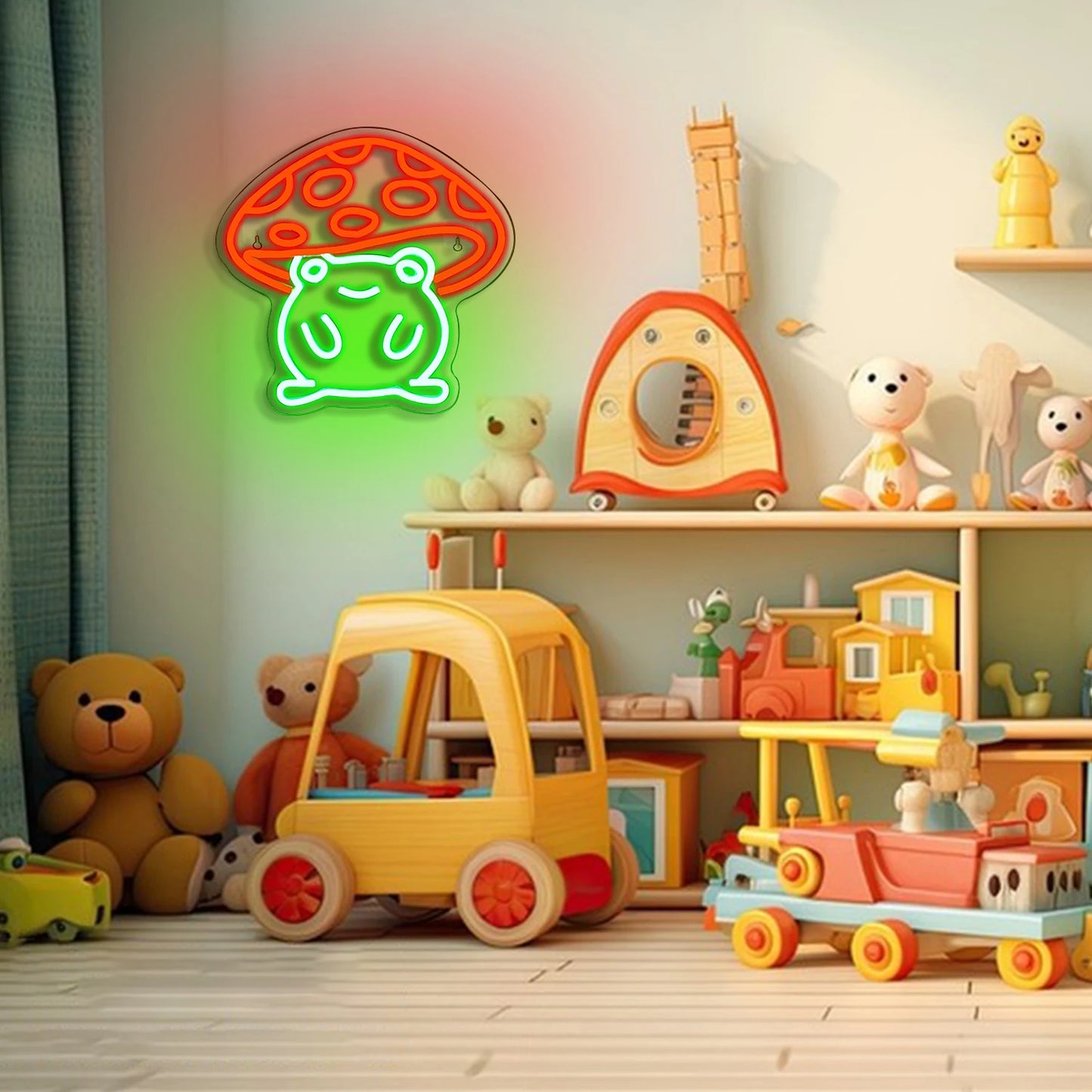 Letreiro de LED de Sapo Anime Fofo 5V USB - Econômico