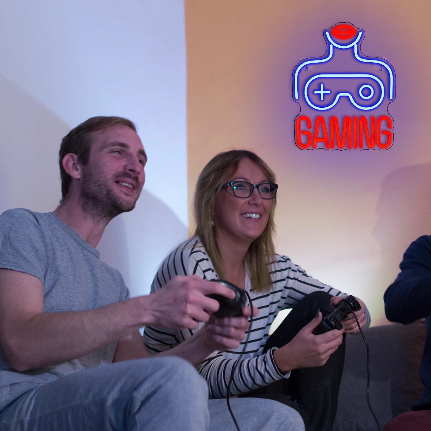 Letreiro de LED USB 5V para Gaming Feminino - Econômico