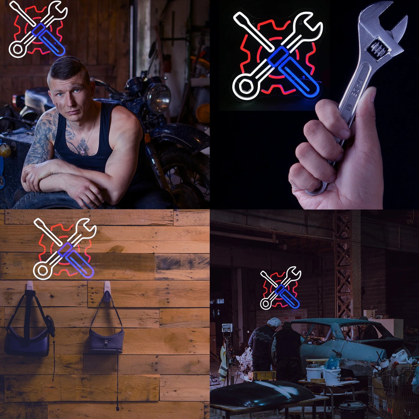 Letreiro de LED Automotivo para Garagem 5V USB - Econômico