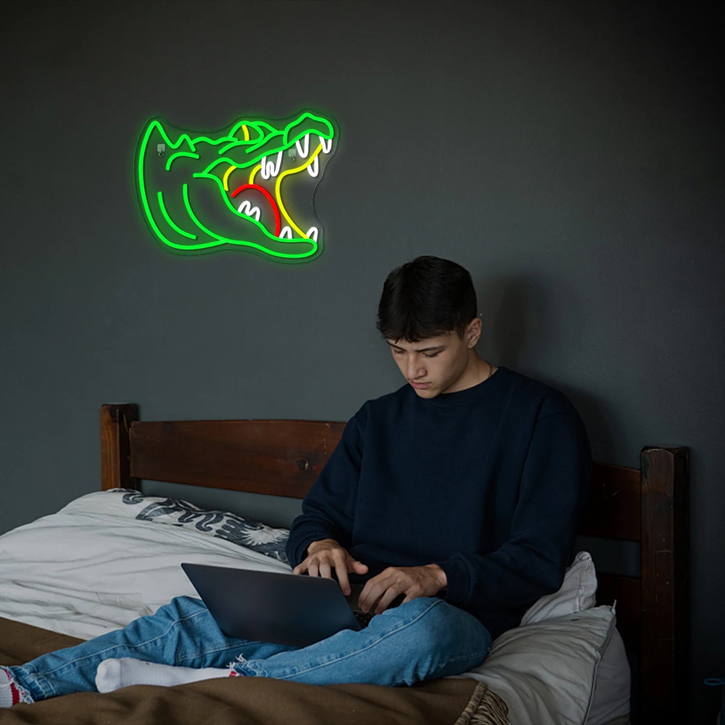 Letreiro de LED com USB 5V Alligator - Econômico