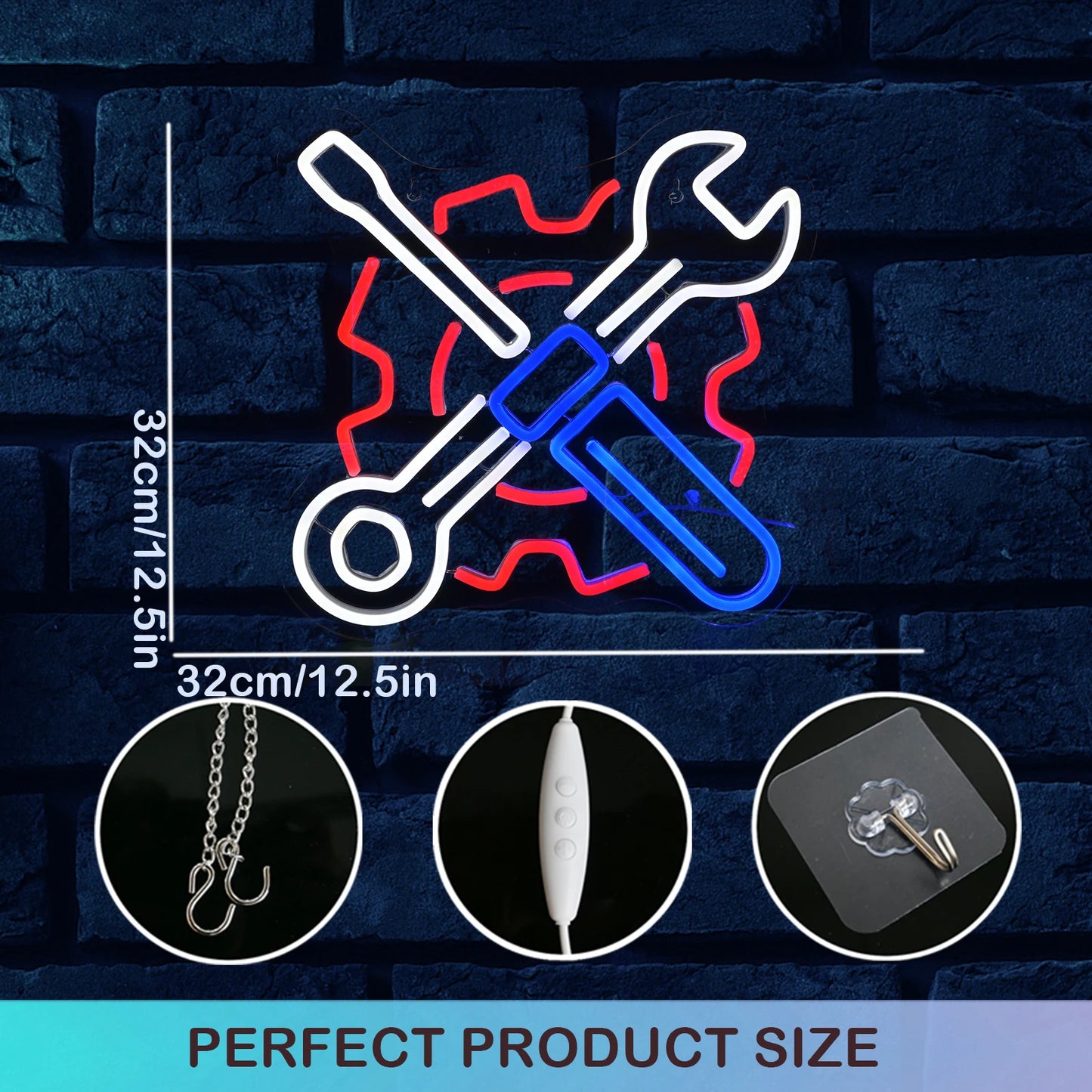 Letreiro de LED Automotivo para Garagem 5V USB - Econômico