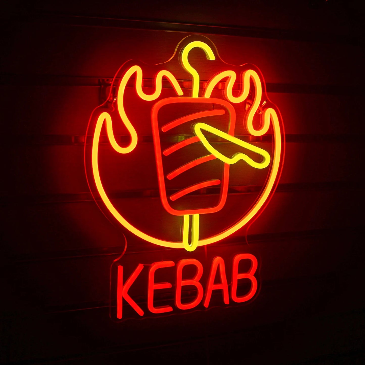 Letreiro de LED USB 5V Kebab - Econômico