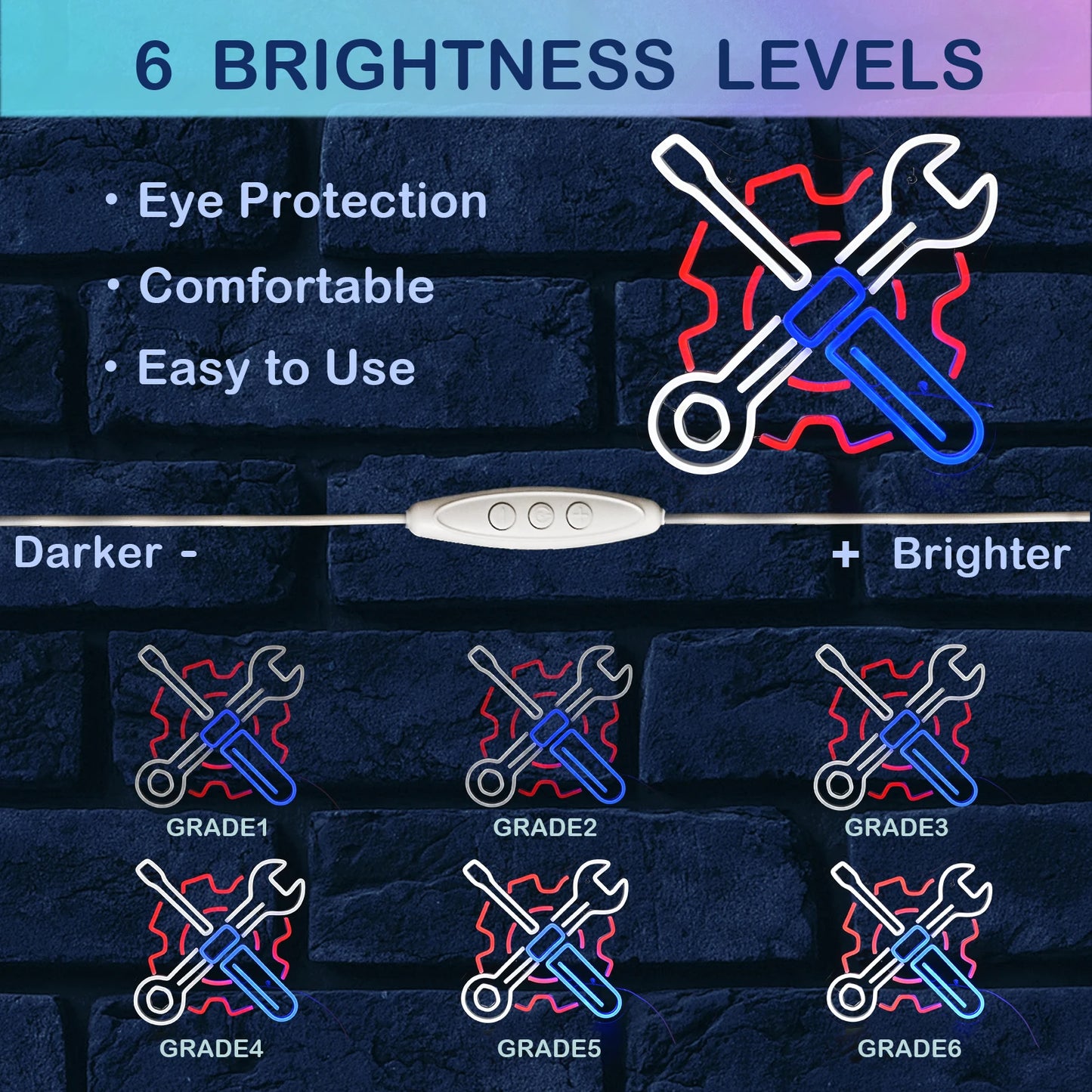 Letreiro de LED Automotivo para Garagem 5V USB - Econômico