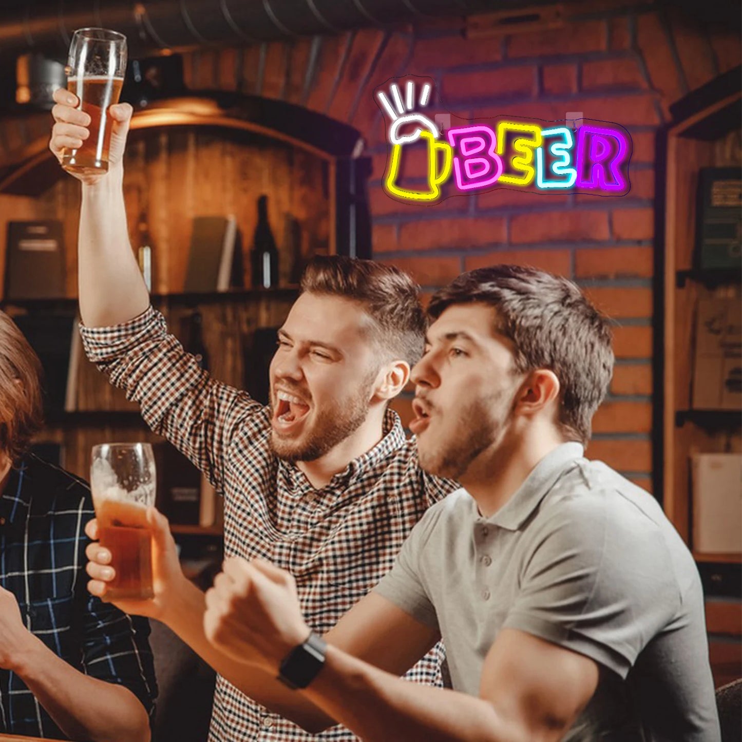 Letreiro de LED USB 5V para Cerveja - Econômico