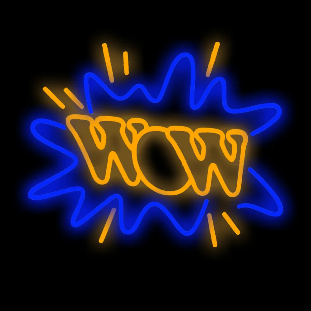 WOW Novo Letreiro de LED USB 5V - Econômico