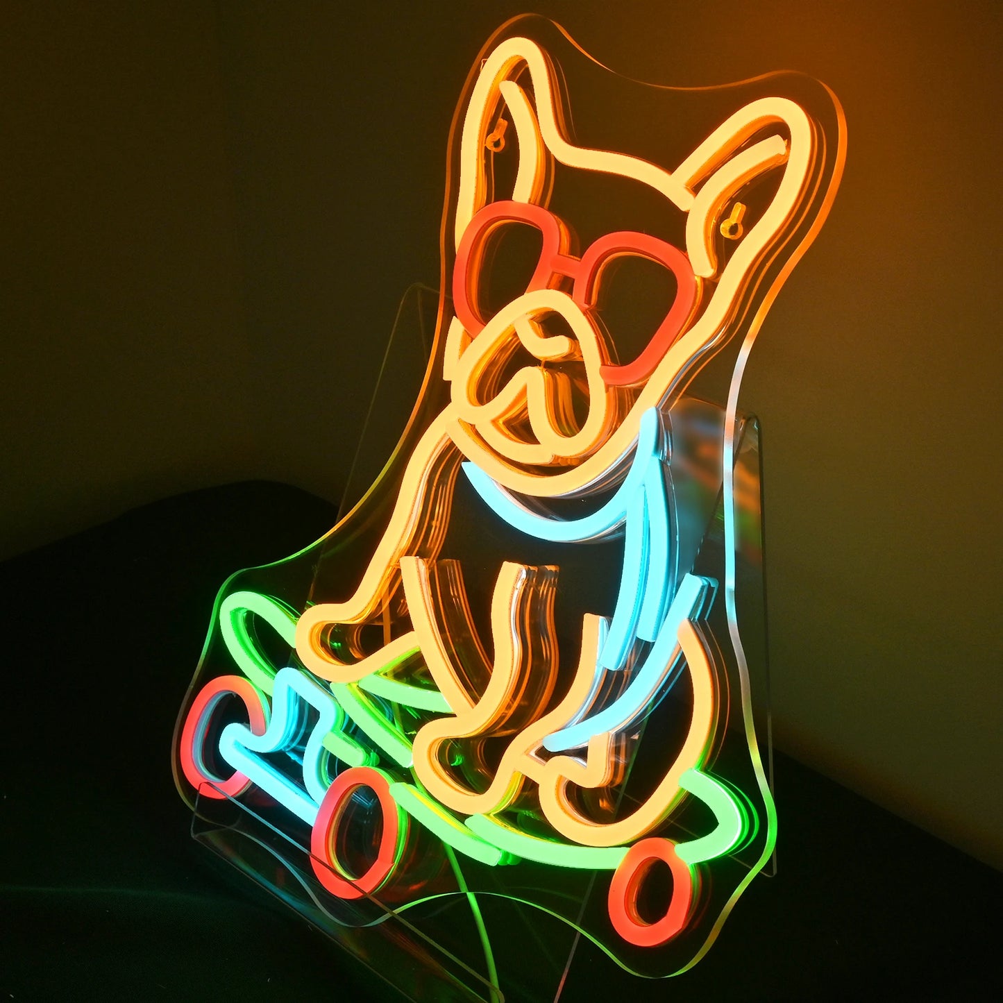 Cachorro de Skate 5V USB Letreiro de LED - Econômico