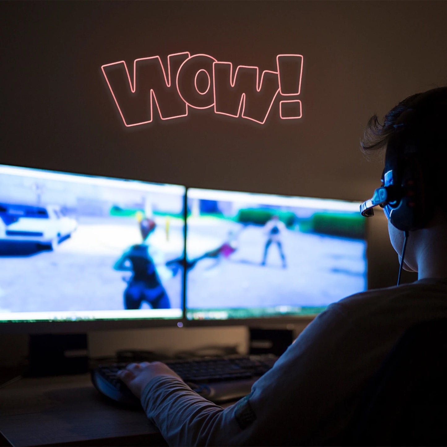 WOW Novo Letreiro de LED USB 5V - Econômico