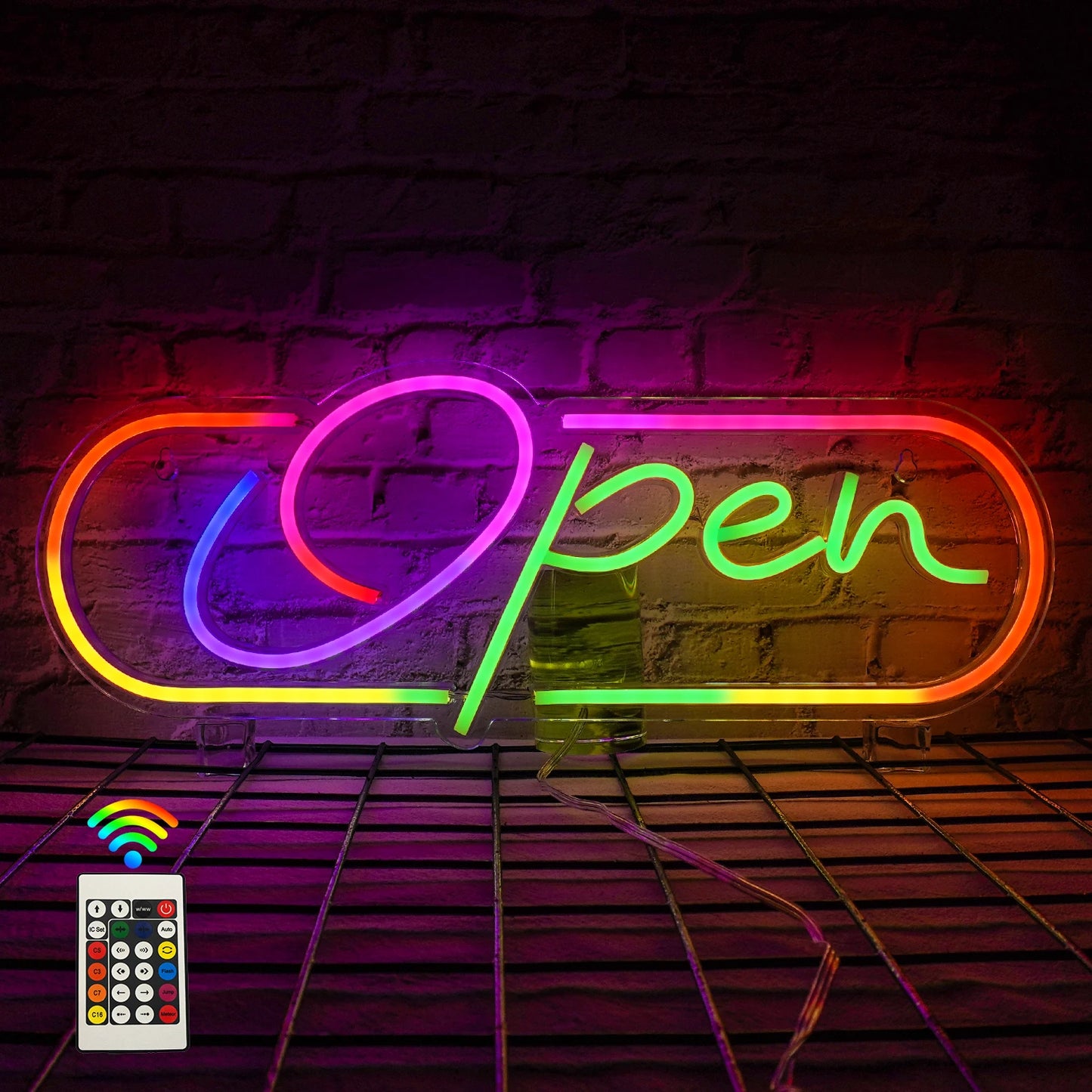 Letreiro de LED RGB Aberto 5V USB - Econômico