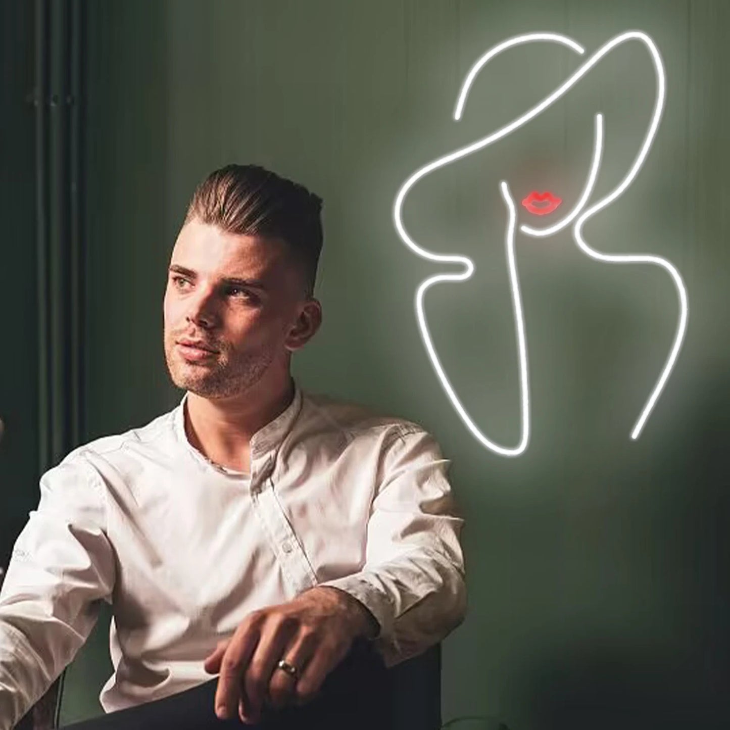 Letreiro de LED USB 5V Lady - Econômico