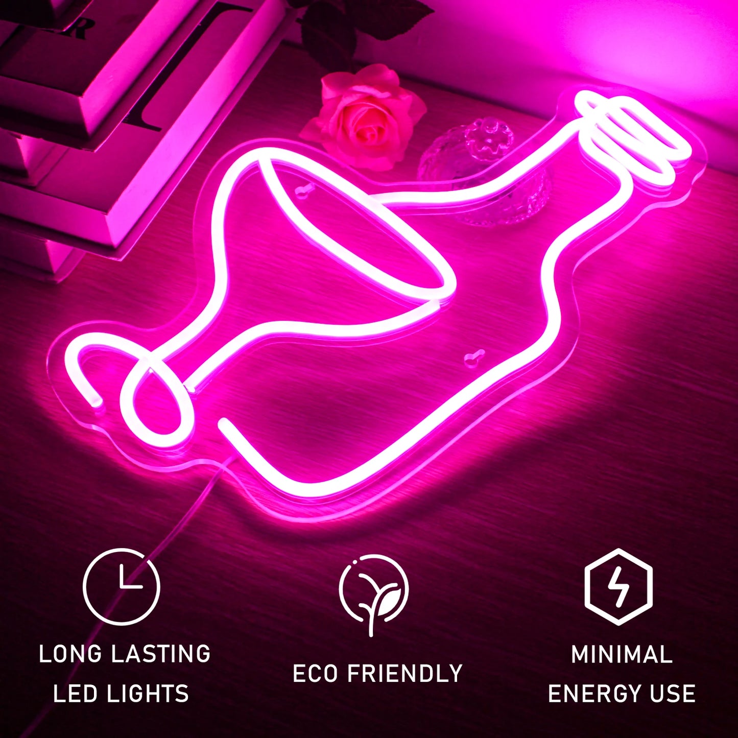 Taça de Vinho Placa de LED 5V USB - Econômico