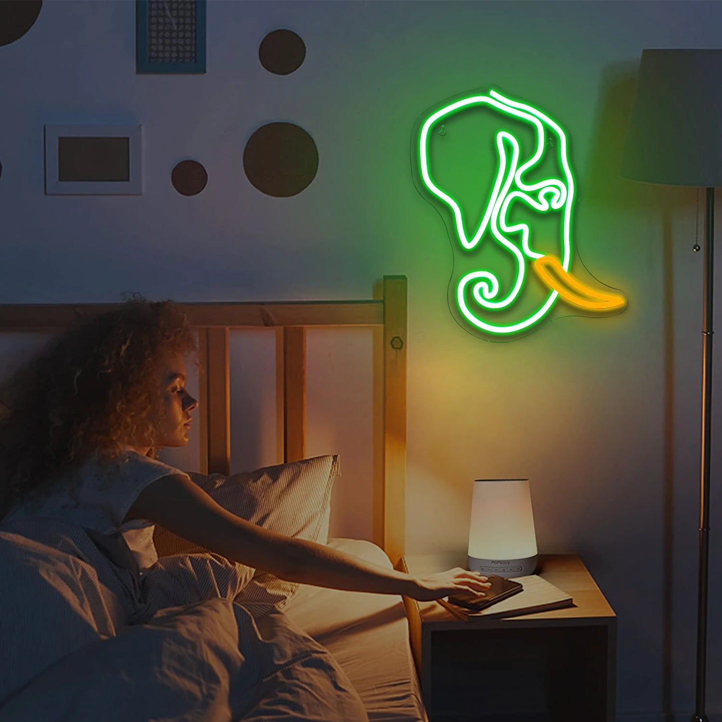 Letreiro de LED 5V USB Elefante - Econômico
