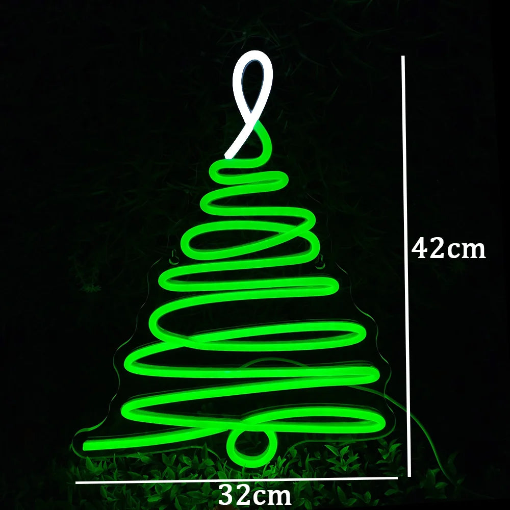 Árvore de Natal 5V USB Letreiro de LED - Econômico