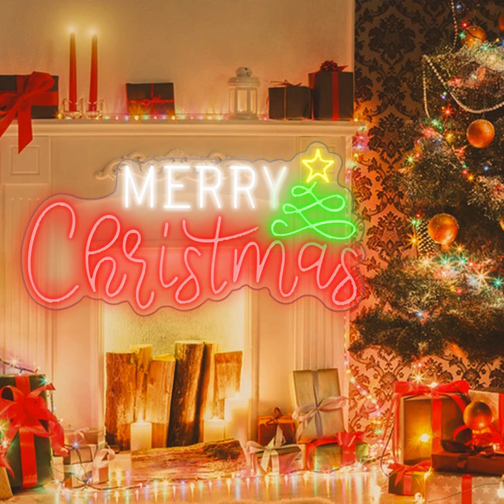 Feliz Natal 5V USB Letreiro de LED - Econômico