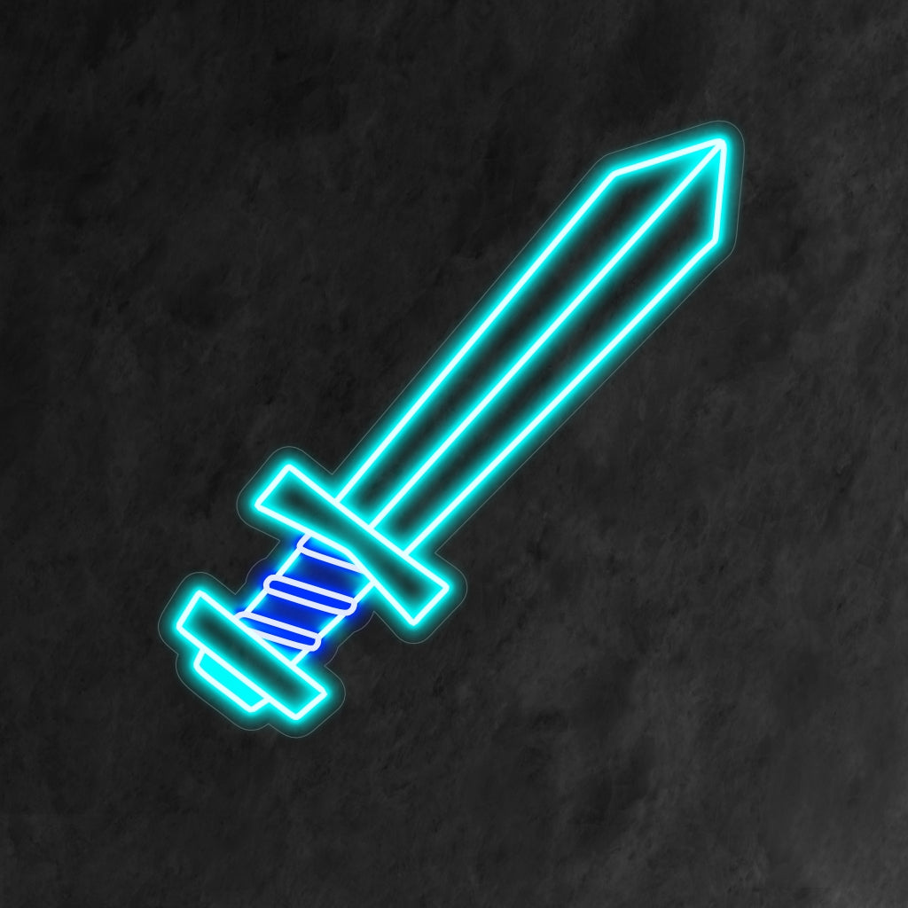 "Sword Neon Sign" traz ousadia com seu design icônico, lançando um brilho intenso que acrescenta força e personalidade ao seu espaço.