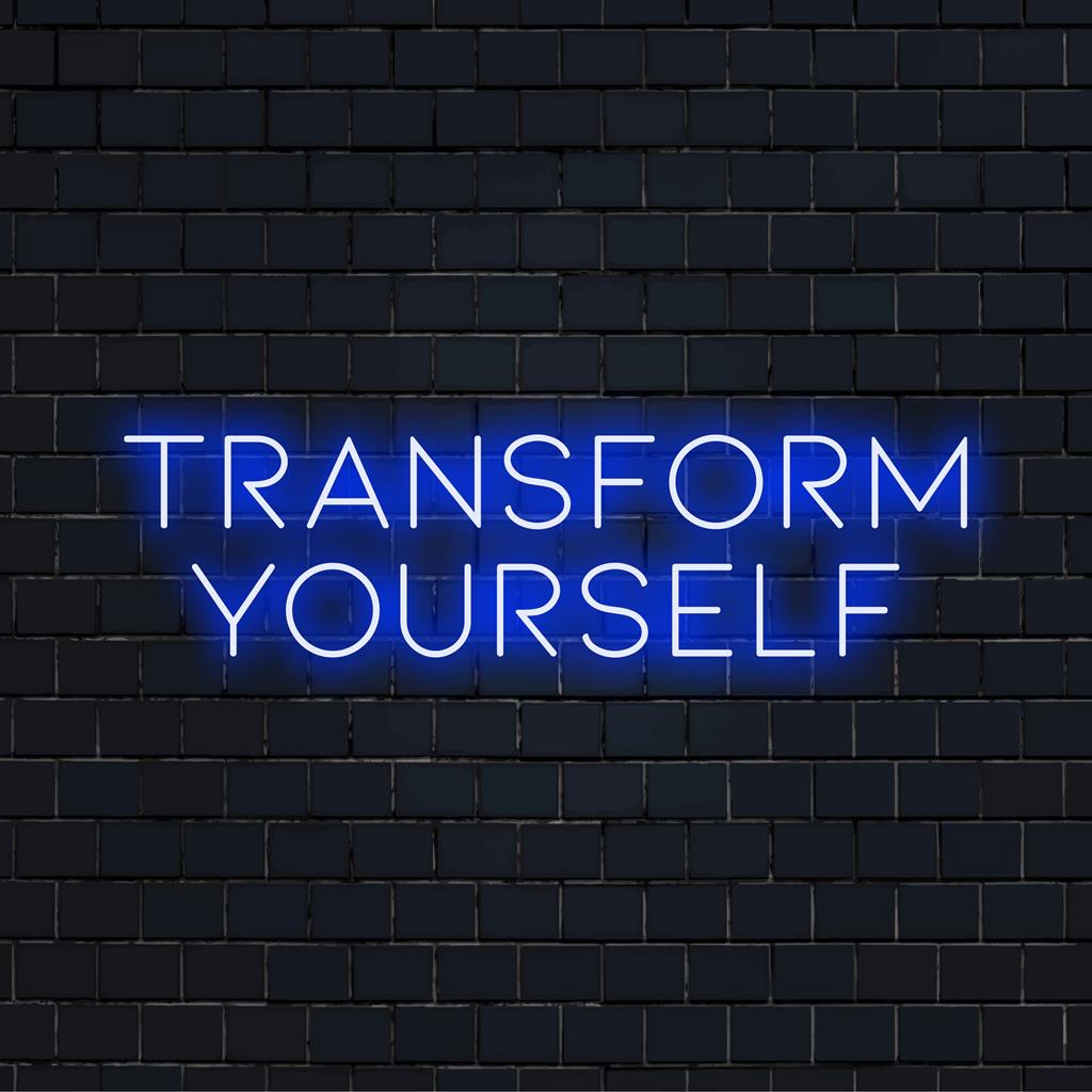 Placa de LED neon personalizada brilhando com estilo vibrante; perfeita para decoração de ambientes modernos e modernos.