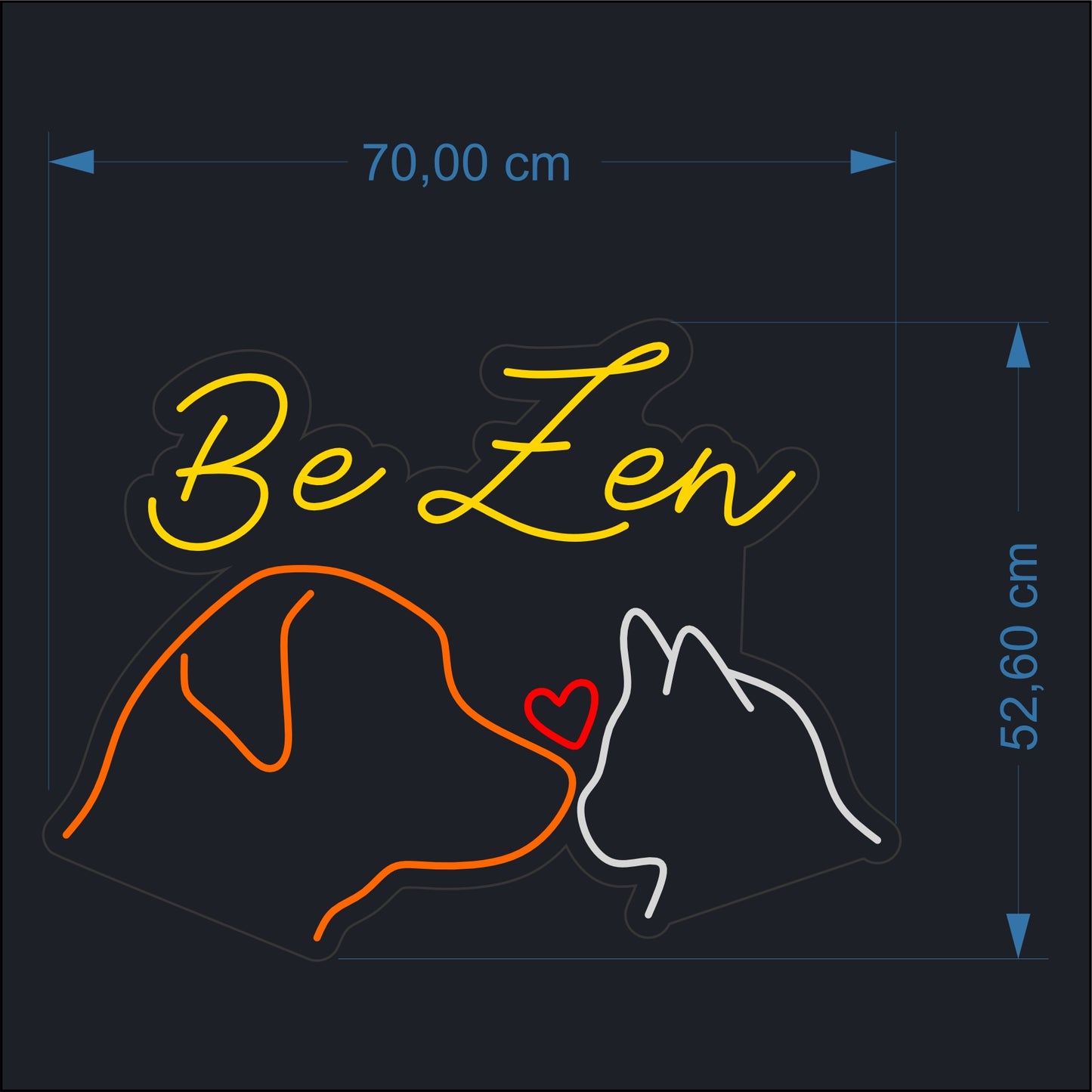 Be Zen Neon Sign