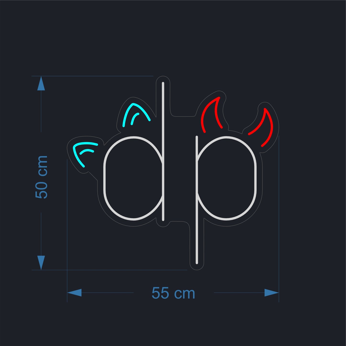 Dp Neon Sign