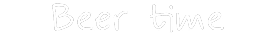 Letreiro Luminoso Personalizado: Hora da Cerveja