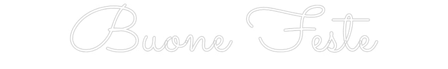 Letreiro Luminoso Personalizado: Buone Feste