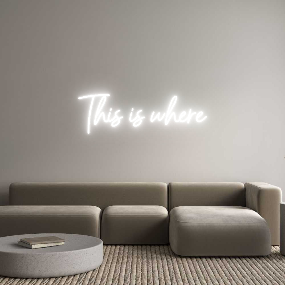 Letreiro de LED Personalizado: Aqui é onde
