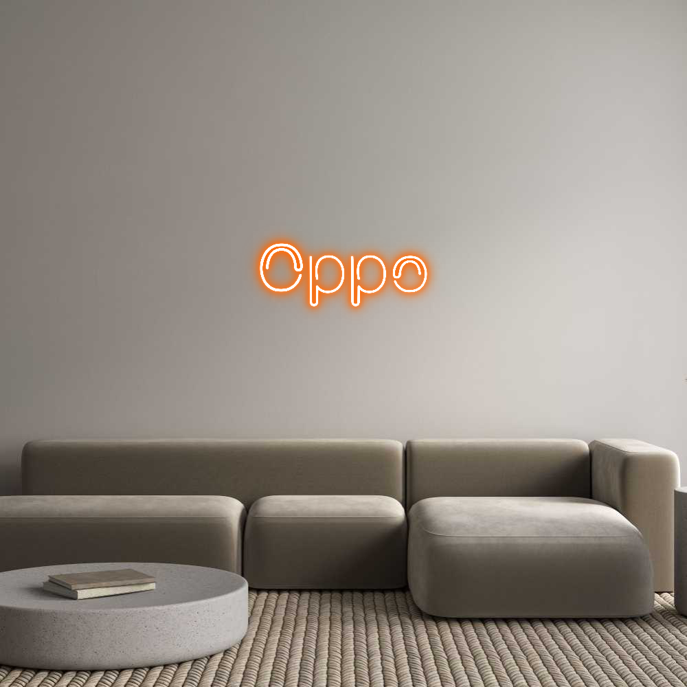 Letreiro de LED Personalizado: Oppo