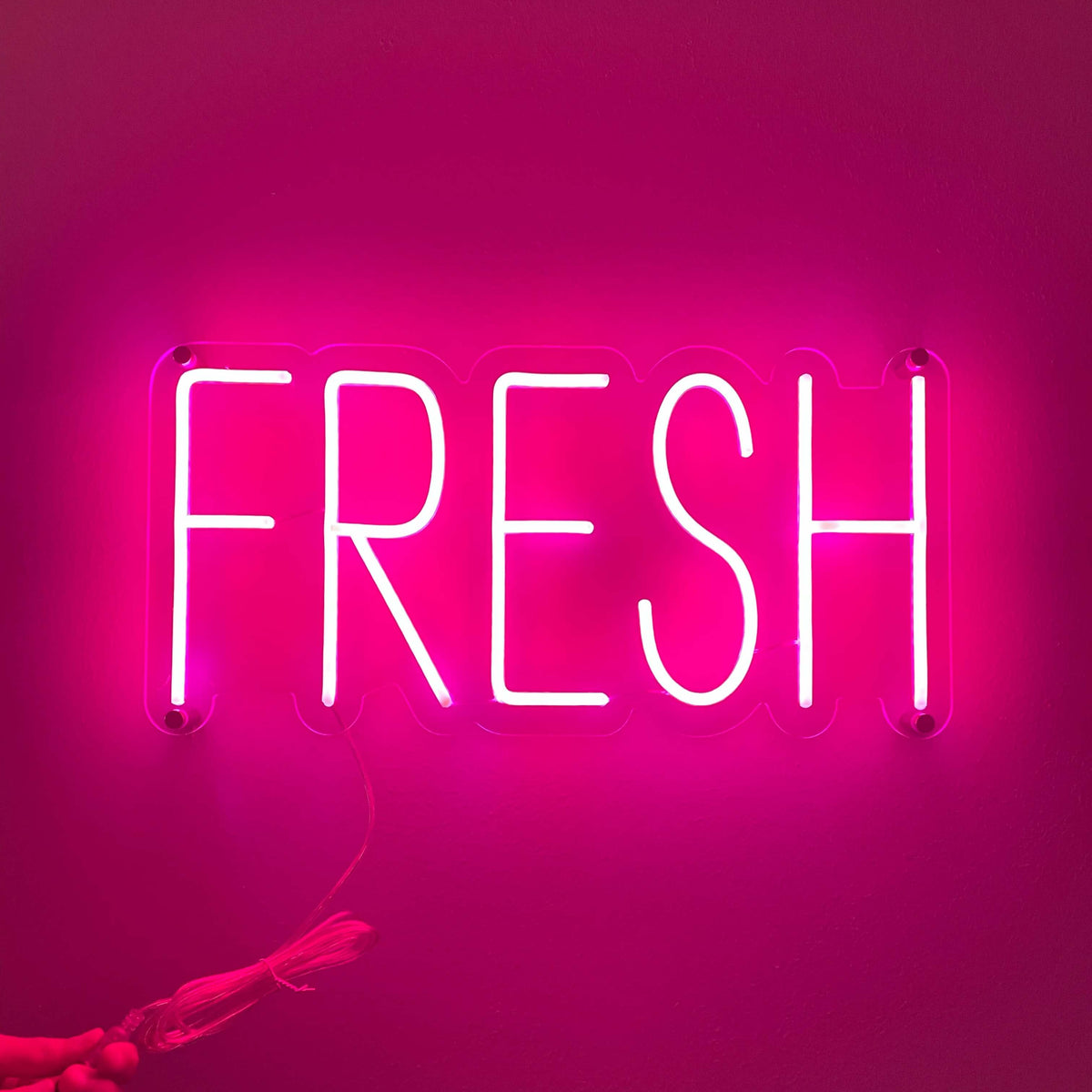 Placa de neon fresca - The Art Neon