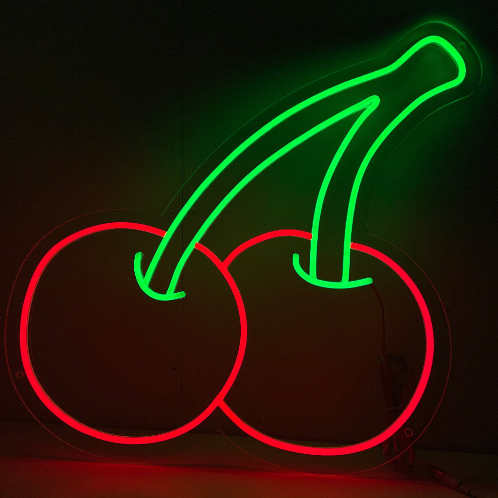 Letreiro Neon Cereja - The Art Neon