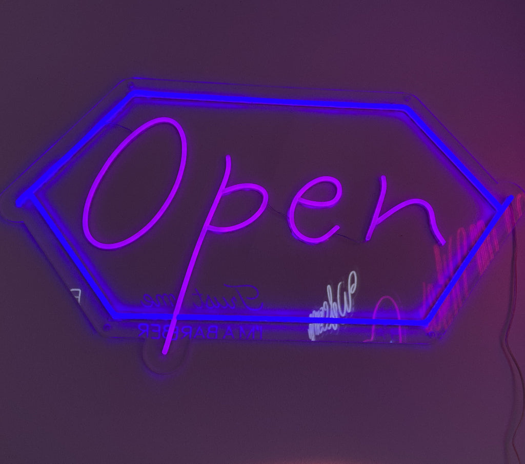 Letreiro Neon Aberto - The Art Neon